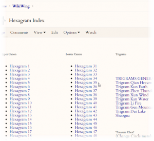 wikiwing home page screenshot
