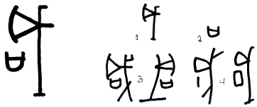 Go online to see the old Chinese character
