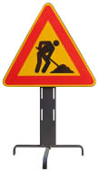 roadworks sign