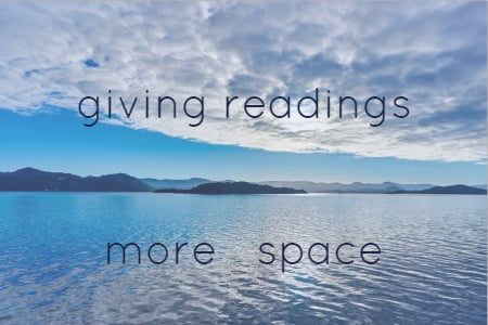 giving readings more space