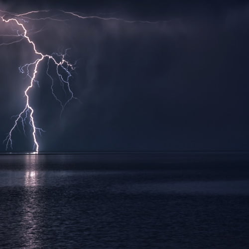 Thunder over the lake