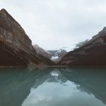 mountain reflected in a lake