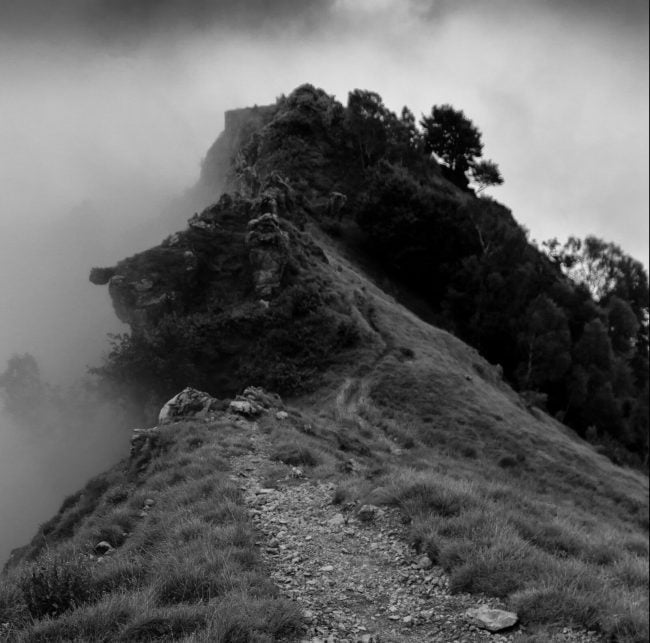 rough mountain track