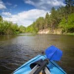 kayak on the river